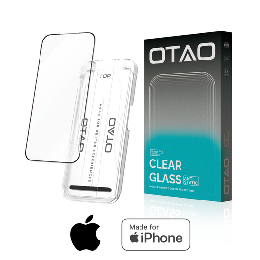 Vidrio Templado para iPhone. Incluye colocador preciso