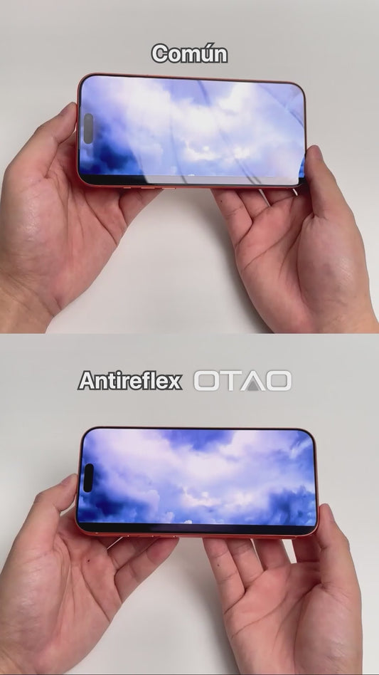 Vidrio Templado Antireflex para Samsung. Incluye colocador preciso